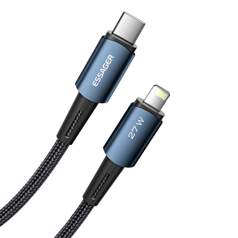 Essager 27W Fast Charging USB Type-C To Lightning Cable