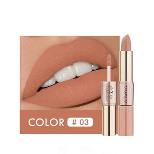 O.TWO.O Lipstick And Lip Gloss - 2 in 1 - The Springberry Store