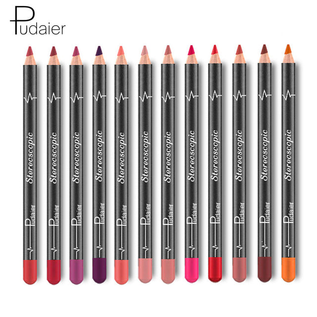 Pudaier 12 Color Lip Liner - The Springberry Store