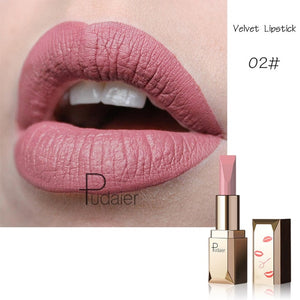 Pudaier Nude Velvet Matte Lipstick -  26 Colors - The Springberry Store