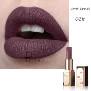 Pudaier Nude Velvet Matte Lipstick -  26 Colors - The Springberry Store