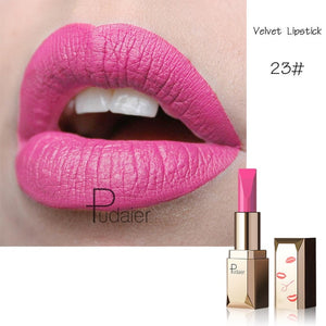 Pudaier Nude Velvet Matte Lipstick -  26 Colors - The Springberry Store