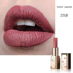 Pudaier Nude Velvet Matte Lipstick -  26 Colors - The Springberry Store