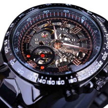Load image into Gallery viewer, Winner Skeleton Dial Stainless Steel Watch - The Springberry Store