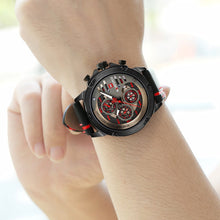 تحميل الصورة في عارض المعرض، Naviforce Men&#39;s Leather Sports Watch - The Springberry Store