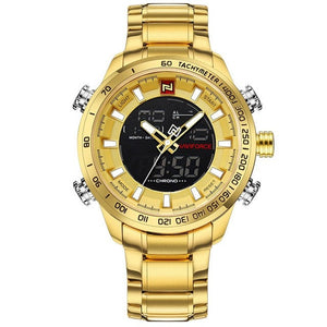 Naviforce Luxury Stainless Steel Sports Watch - The Springberry Store