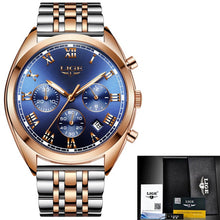 טען תמונה למציג הגלריה, Lige Men&#39;s Luxury Causal Watch - The Springberry Store