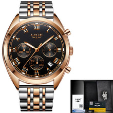 טען תמונה למציג הגלריה, Lige Men&#39;s Luxury Causal Watch - The Springberry Store