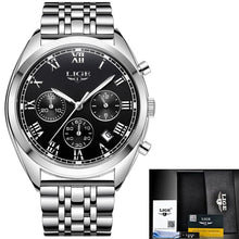 טען תמונה למציג הגלריה, Lige Men&#39;s Luxury Causal Watch - The Springberry Store