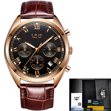 טען תמונה למציג הגלריה, Lige Men&#39;s Luxury Causal Watch - The Springberry Store