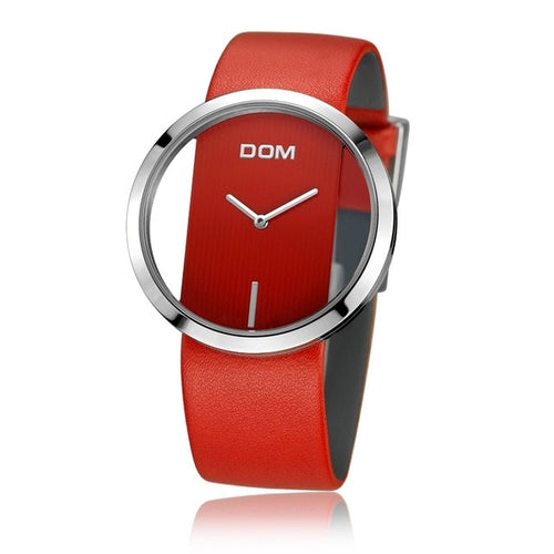 DOM Exquisite Transparent Dial Watch - The Springberry Store