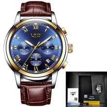 Load image into Gallery viewer, Lige Men&#39;s Sport Luxury Chronograph Watch - The Springberry Store